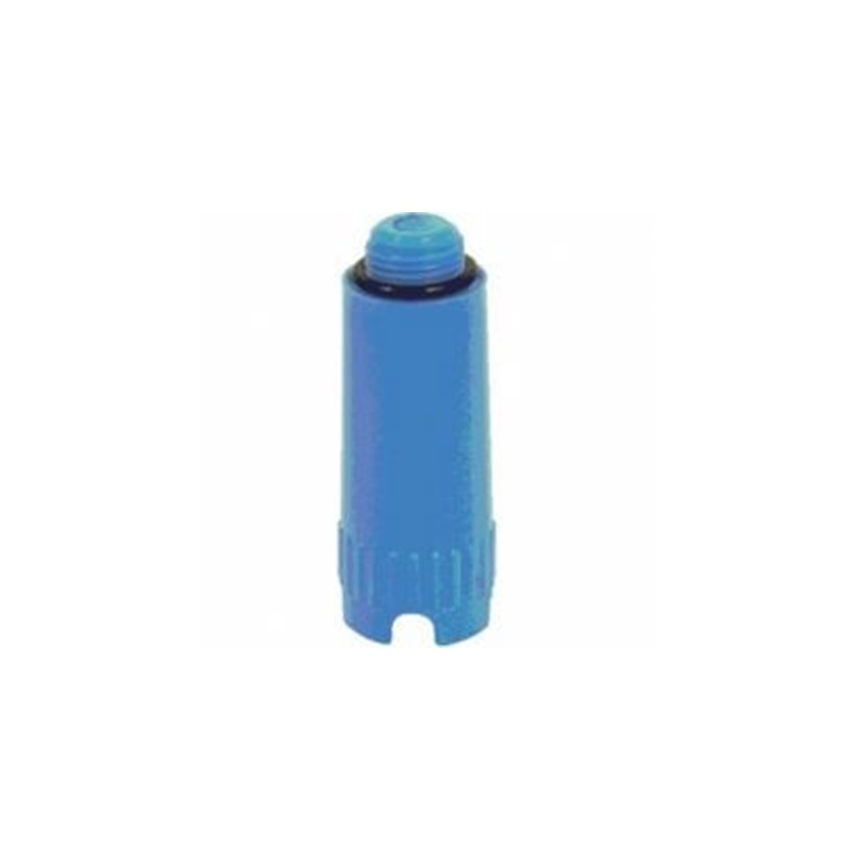 Afpersstop sanitair - plug 1/2 x 80mm - blauw